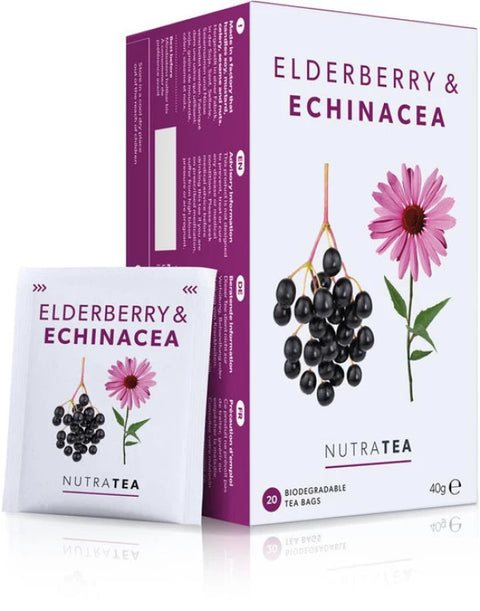 Nutra Elderberry & Echinacea Tea, 20 Φακελίσκοι