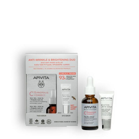 Apivita Anti-Wrinkle & Brightening Duo