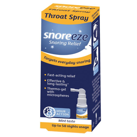 Snoreeze Throat Spray για την Καταπολέμηση του Ροχαλητού