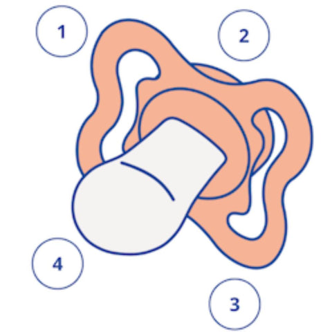 mam Supreme Night Πιπίλα Σιλικόνης 2-6m