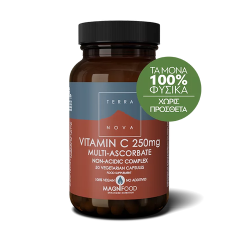 TERRANOVA Vitamin C 250mg Multi-Ascorbate (Non-Acidic)