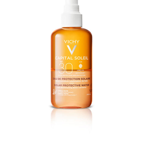 Vichy Capital Soleil Αντηλιακό Νερό Water Spray SPF30 - Για Λαμπερό Μαύρισμα