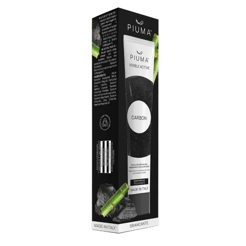 Piuma Visible Active Carbon Toothpaste-Οδοντόκρεμα με Άνθρακα