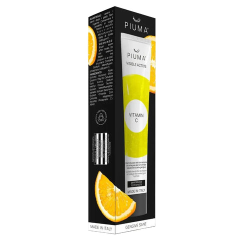 Piuma Visible Active Vitamin C Toothpaste-Οδοντόκρεμα με βιταμίνη C