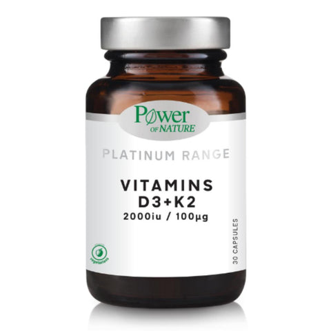 Power Health Platinum Range Vitamins D3 2000iu + K2 100μg